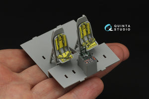 Intérieur imprimé en 3D et coloré sur papier décalcomanie pour Boeing B-17F (modèles HK, Eduard) de Quinta Studio QDS-48542 (petite version) à l&amp;#39;échelle 1/48 – image 10