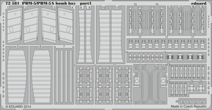 Eduard 72581 PBM-5/ PBM-5A bomb bay 1/72 MINICRAFT – immagine 2