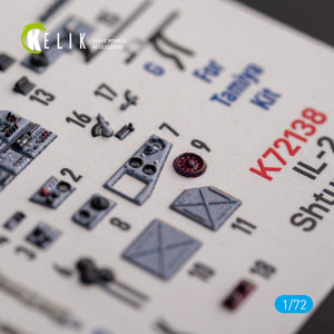 KELIK K72138 Il-2 Shturmovik - stickers 3D intérieurs pour kit Tamiya 1/72 – image 6