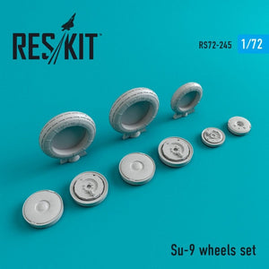 RESKIT RS72-0245 Jeu de roues Su-9 1/72