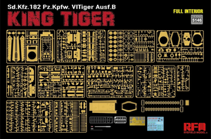 Rye Field Model 5146 Pz.Kpfw.VI Ausf.B King Tiger Henschel Turret Sd.Kfz. 182 with full interior 1/35 – Bild 2