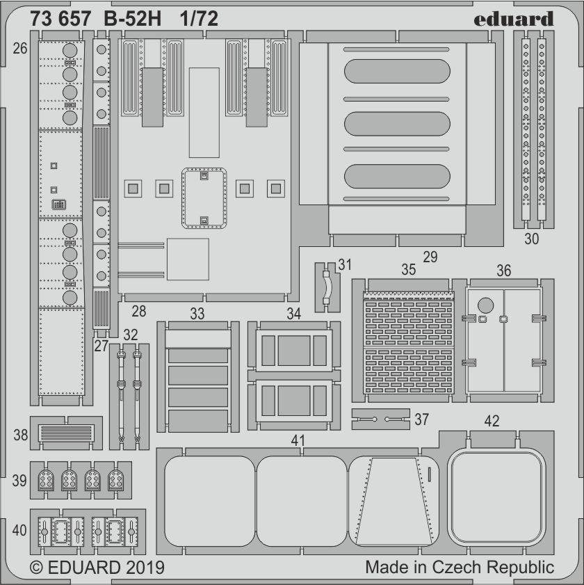 Eduard 73657 B-52H interior 1/72 MODELCOLLECT – zdjęcie 2