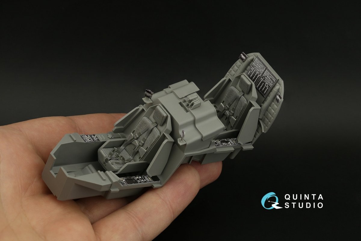 Quinta Studio QD35099 AH-64E 3D-Printed &amp;amp; coloured Interior on decal paper (Takom) 1/35 – immagine 9