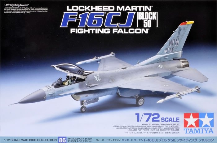 Tamiya 60786 F-16CJ Block 50 1/72