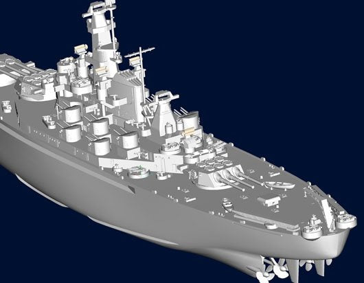 Trumpeter 05762 USS Alabama (BB-60) 1/700 – zdjęcie 4