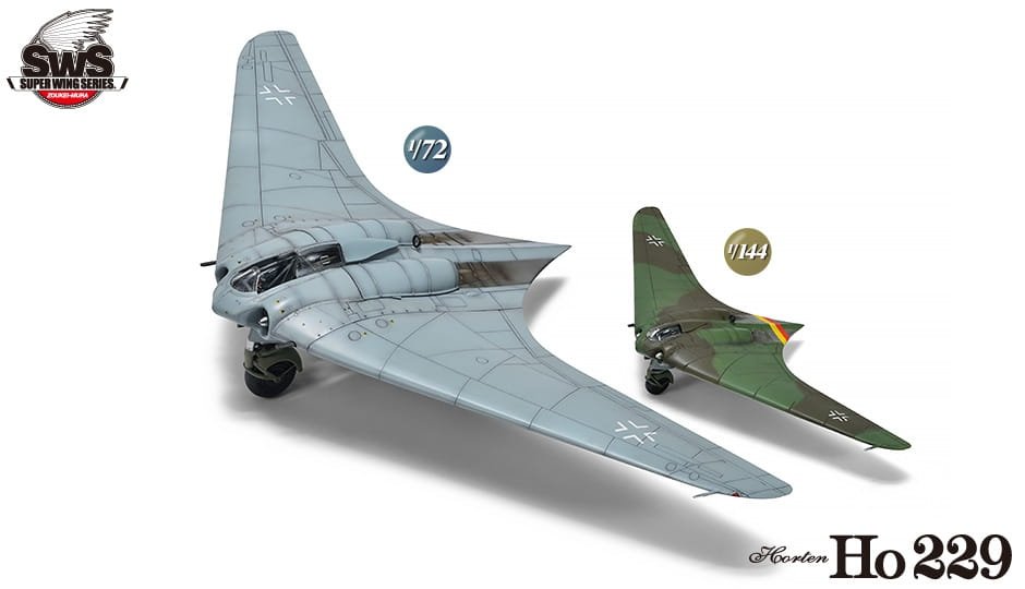 Zoukei-Mura SWS7201 Ho 229 Horten 1/72 &amp;amp; 1/144 – Bild 3