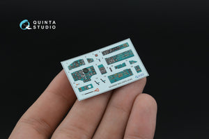 Quinta Studio QD+48560 MiG-25PD 3D-Printed &amp;amp; coloured Interior on decal paper (ICM) (with 3D-printed resin parts) 1/48 – immagine 2