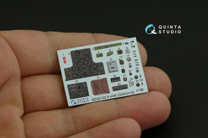 Quinta Studio QD32132 P-40B 3D-Printed &amp;amp; coloured Interior on decal paper (GWH) 1/32 – imagen 2