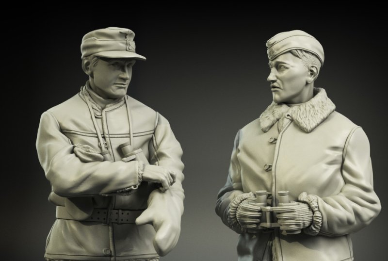 Panzer Art FI35-029 Waffen-SS tank officers winter clotches set 1/35 – zdjęcie 2