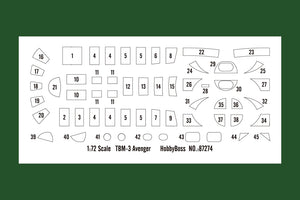 Hobby Boss 87274 TBM-3 Avenger 1/72 – immagine 3