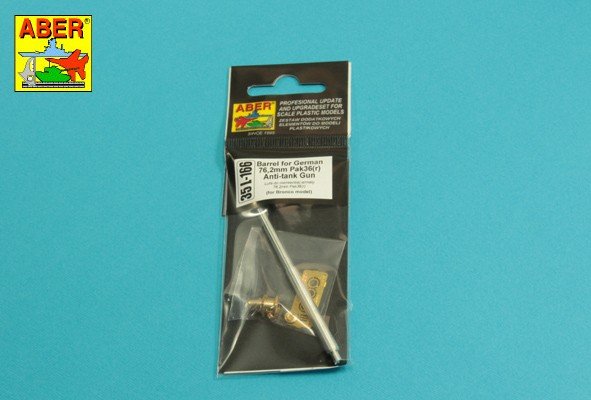 Canon Aber 35L-166 pour canon antichar allemand Pak 36(r) de 76,2 mm, compatible avec la maquette BRONCO 35056 au 1/35 – image 8