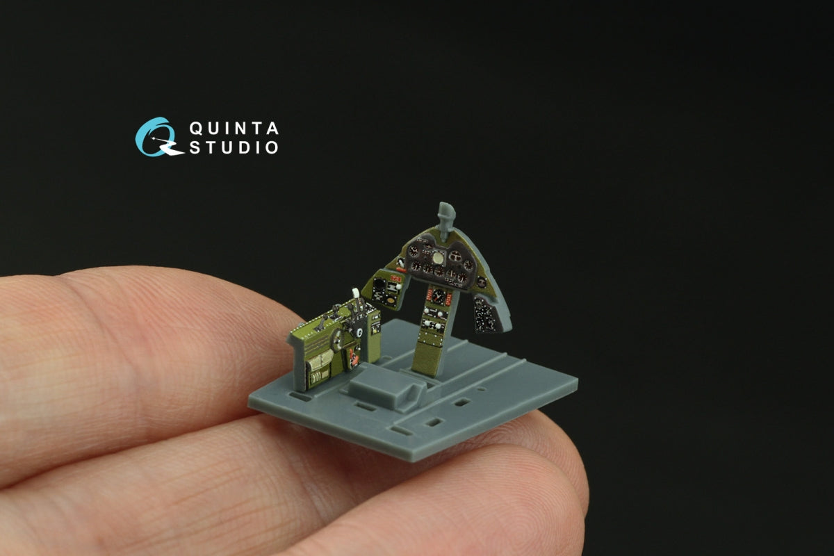 Quinta Studio QD72148 F6F-5 Hellcat 3D-Printed coloured Interior on decal paper (Eduard) 1/72 – immagine 8