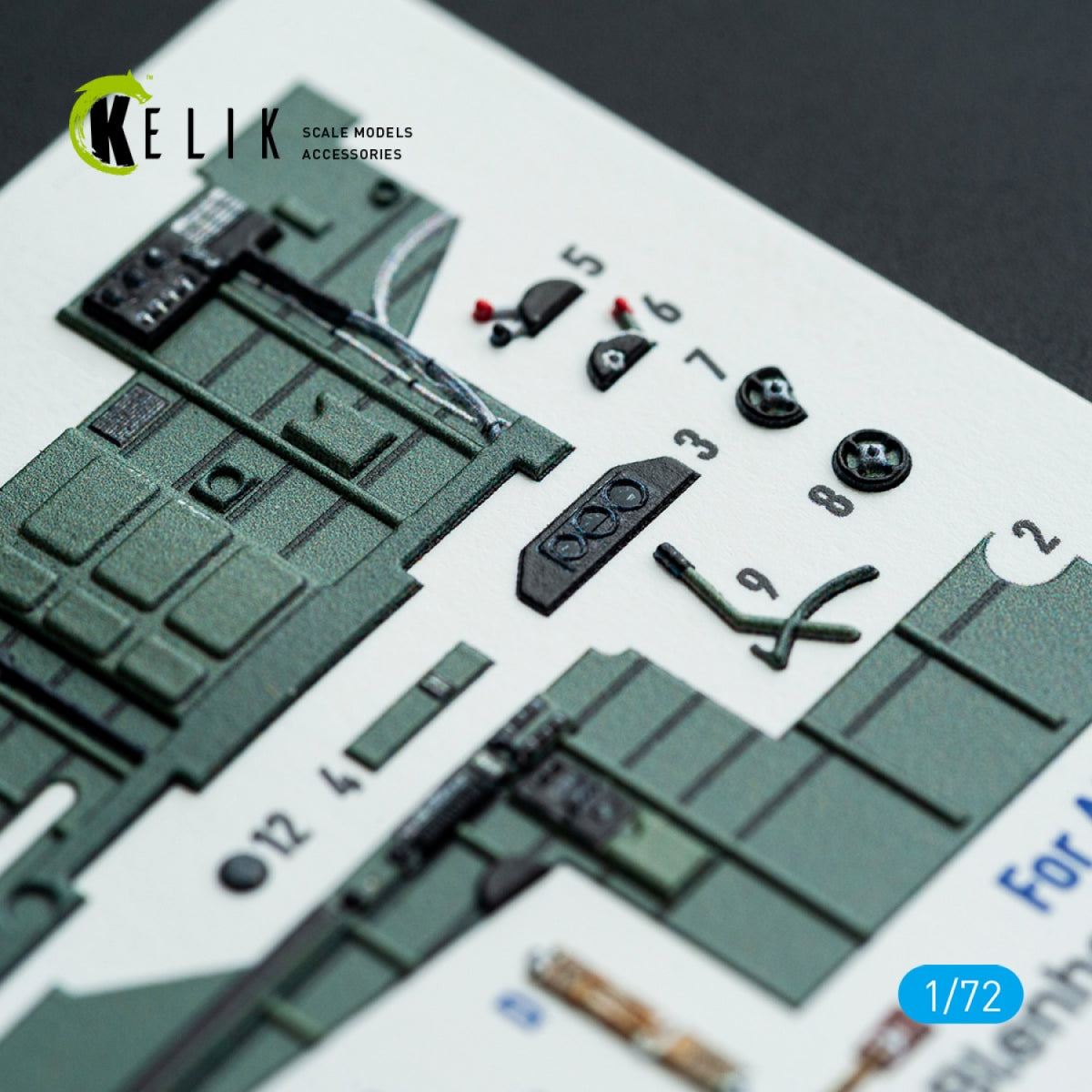 Kelik K72210 Bristol Blenheim Mk.IV - interior 3D decals for Airfix kit 1/72