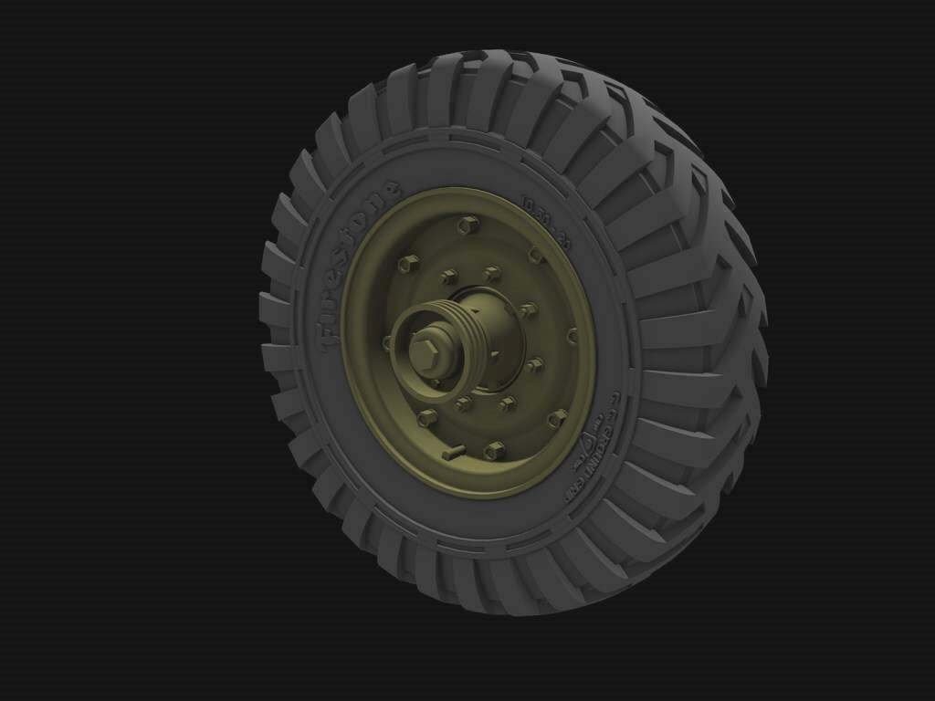 Panzer Art RE35-612 Fordson WOT 6 road wheels (Dunlop) 1/35 – immagine 2