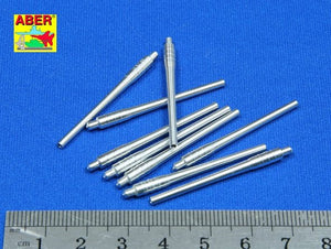 Aber 350L-09 Ensemble de 9 canons de 460 mm pour les navires japonais Yamato et Musashi (1/350) – image 2