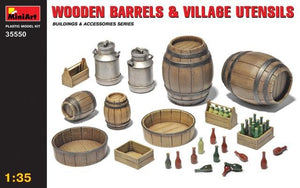MiniArt 35550 Wooden Barrels and Village utensils 1/35
