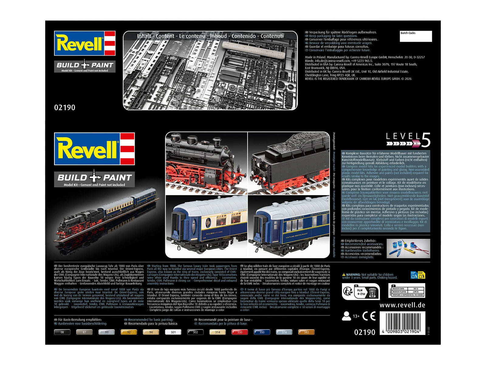 Revell 02190 Orient Express (Revell Classics) 1/87 – imagen 10