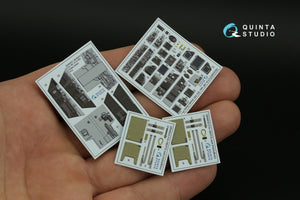 Quinta Studio QD48373 F/A-18F late / EA-18G 3D-Printed &amp;amp; coloured Interior on decal paper (Hobby Boss) 1/48 – imagen 5
