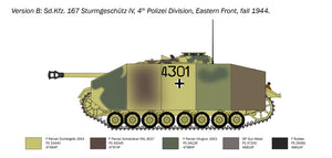 Italeri 0223 Sd. Kfz. 167 SturmGeschutz IV 1/35 – immagine 5