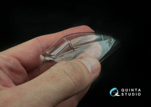 Quinta Studio QC48008 MiG-29 (All single seater version) vacuformed clear canopy (for GWH kits) 1/48 – zdjęcie 2