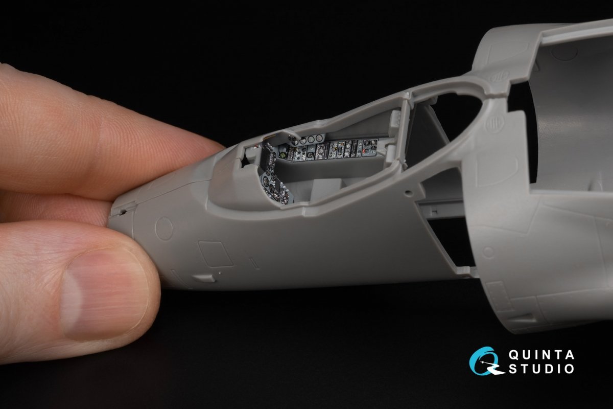 Quinta Studio QDS-48343 Sea Harrier FRS.1 3D-Printed &amp;amp; coloured Interior on decal paper (Kinetic) (Small version) 1/48 – immagine 9