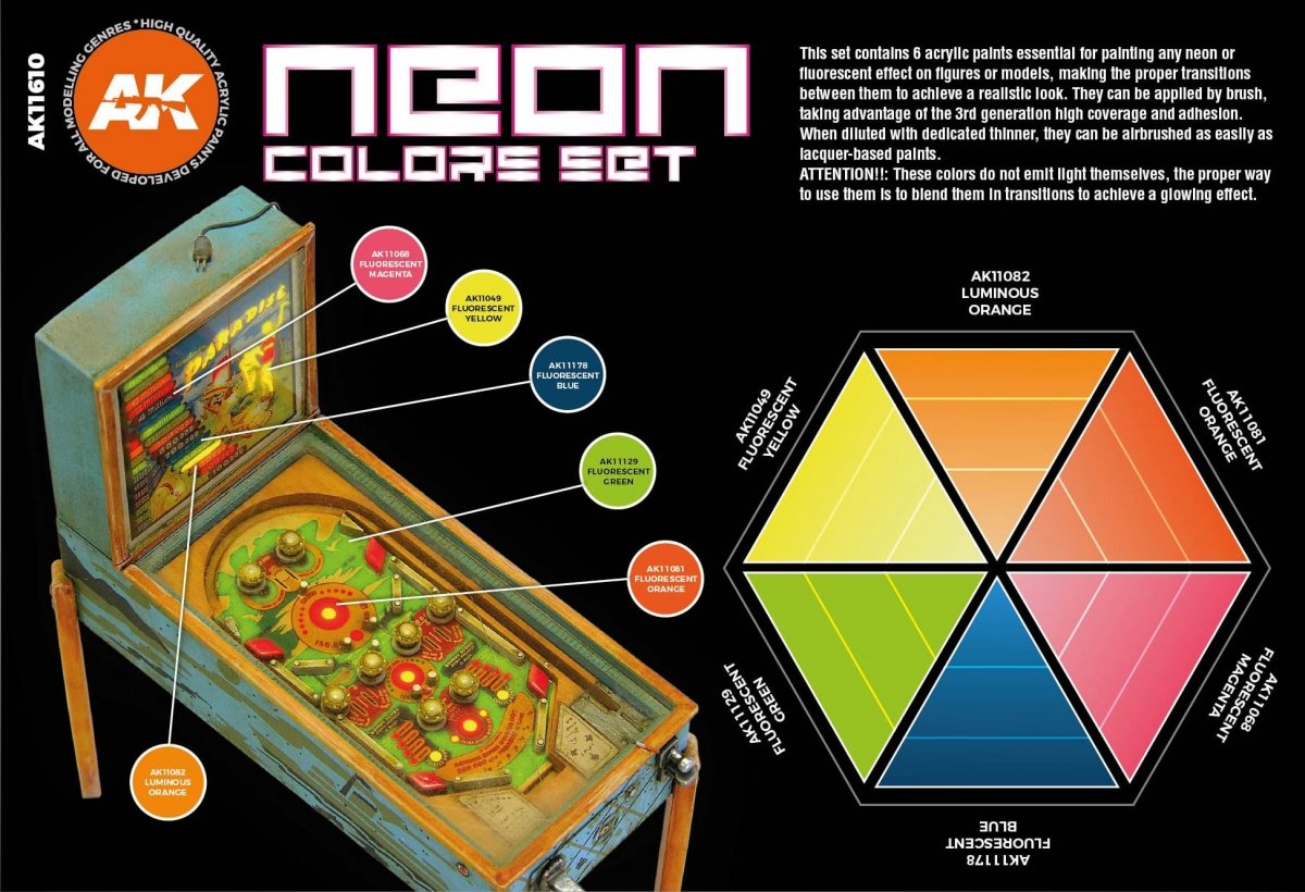 AK Interactive AK11610 3G COULEURS NÉON – image 3