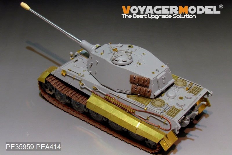 Maquette Voyager PE35959 Char King Tiger allemand de la Seconde Guerre mondiale (tourelle Hensehel) pour HOBBYBOSS 84531 1/35 – image 10