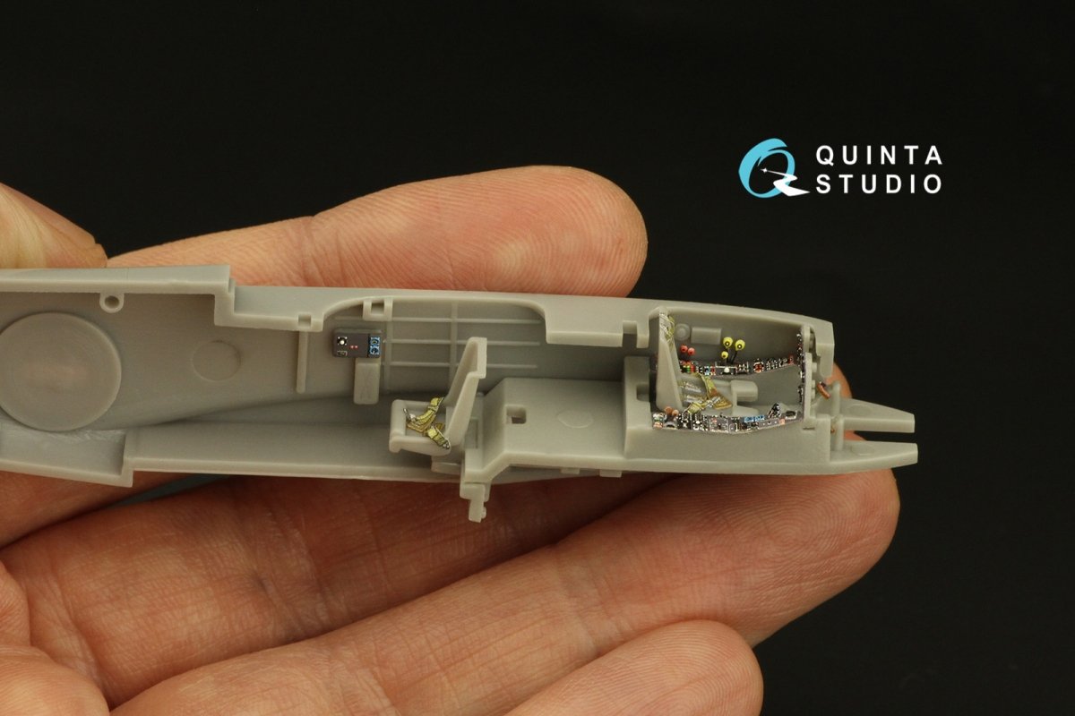 Quinta Studio QD72062 Me 410 3D-Printed &amp;amp; coloured Interior on decal paper (Fine Molds) 1/72 – immagine 10