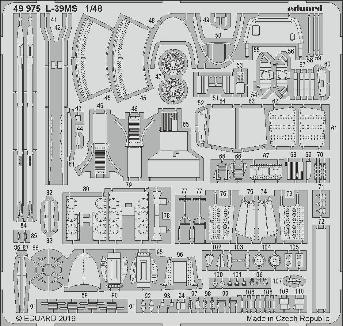 Eduard 49975 L-39MS 1/48 TRUMPETER – immagine 2