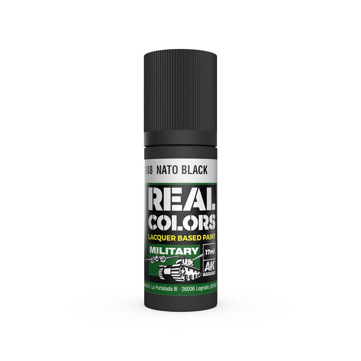 AK Interactive RC888 NATO Black 17 ml – imagen 2
