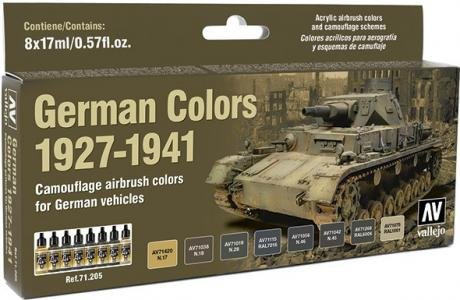 Vallejo 71205 Couleurs allemandes 1927-1941 8x17ml.