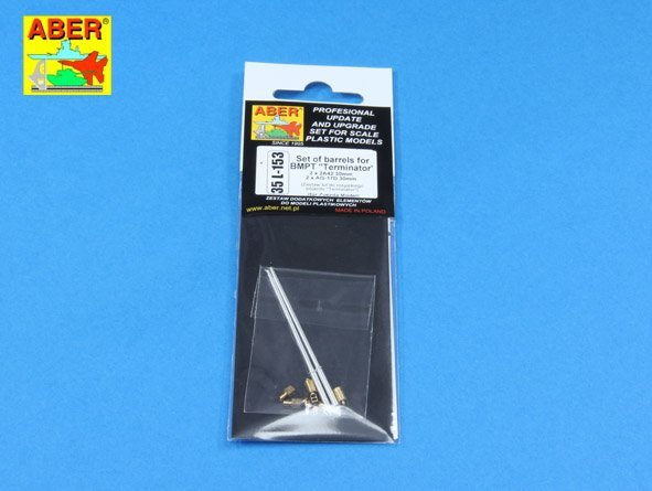 Aber 35L-153 Set of barrels for BMPT Terminator 2 x 2A42 30mm, 2 x AG-17D 30mm 1/35 – Bild 5