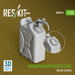 RESKIT AVU35-0004 Modern army water cans, big set (3D Printed) 1/35