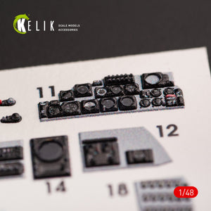 KELIK K48070 F-4E &amp;quot;PHANTOM II&amp;quot; INTERIOR 3D DECALS FOR MENG KIT 1/48 – Bild 5
