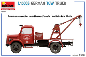 MiniArt 38054 L1500S GERMAN TOW TRUCK 1/35 – immagine 4