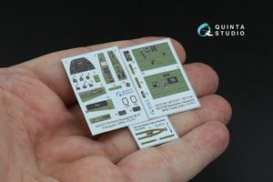Intérieur imprimé en 3D et coloré sur papier décalcomanie Quinta Studio QD72199 Bristol Beaufighter Mk.21 (Hasegawa/MPM) 1/72 – image 3