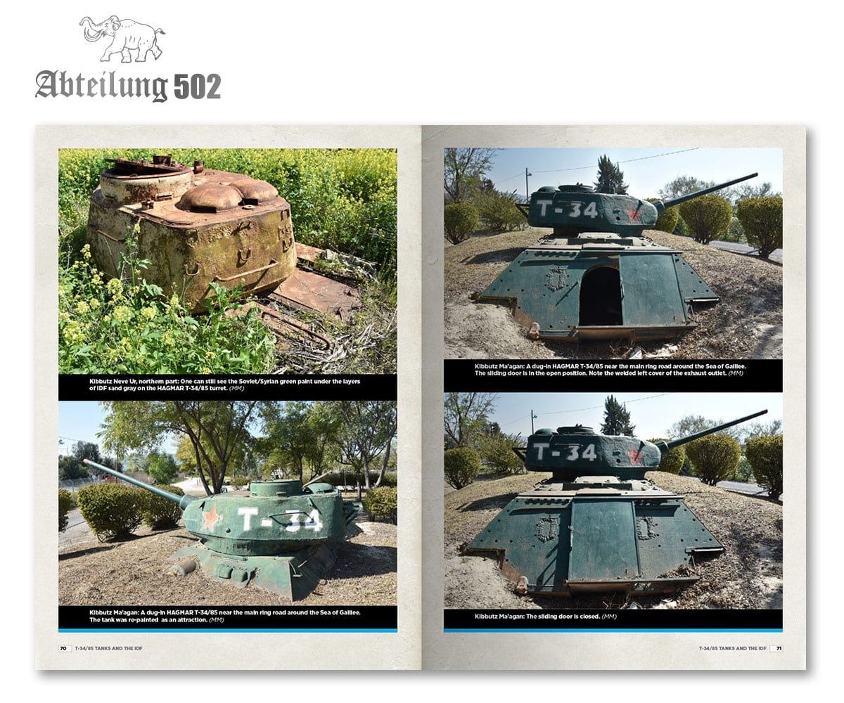 502e Abteilung ABT709 T-34 ET L&amp;#39;armée israélienne : L&amp;#39;HISTOIRE INÉDITE (MICHAEL MASS / MA&amp;#39;OR LEVY) – image 6
