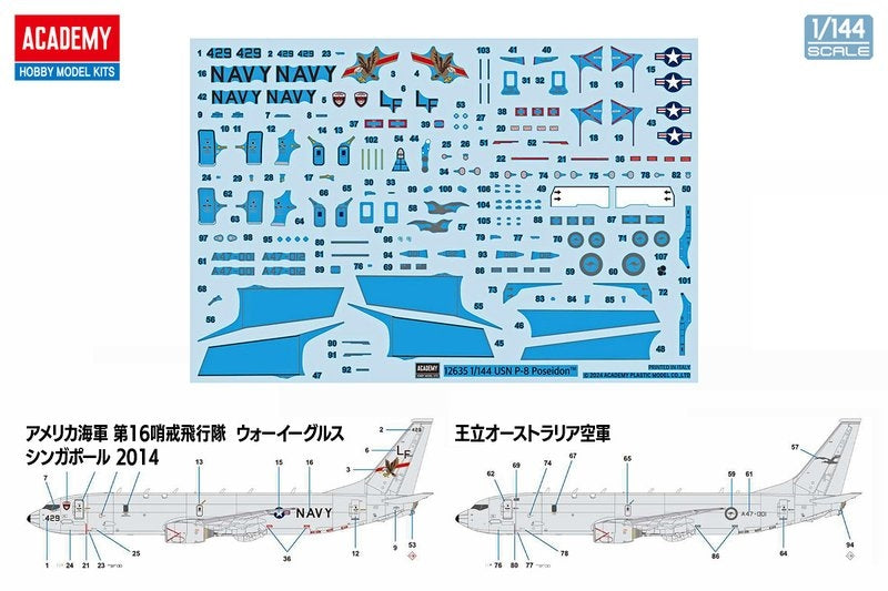 Academy 12635 USN P-8A Poseidon 1/144 – Bild 2