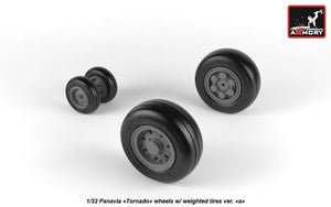 Armory Models AW32501a Panavia Tornado wheels, w/ tyres type “a” (DL) 1/32 – immagine 2