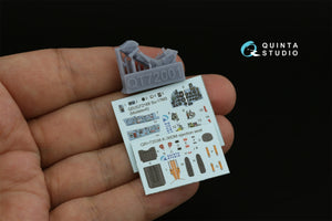 Quinta Studio QD+72168 Su-17M3 3D-Printed coloured Interior on decal paper (Modelsvit) (with 3D-printed resin part) 1/72 – immagine 2