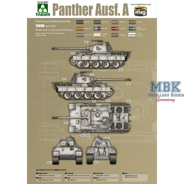 Das Werk DW35009 Panther Ausf.A early 1/35 – imagen 3