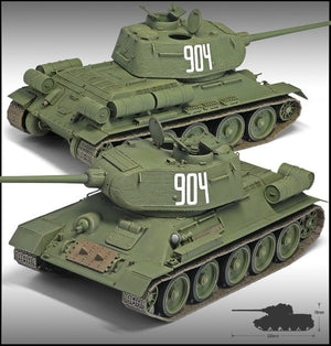 Academy 13290 T-34/85 No.112 Factory Production 1/35 – immagine 2