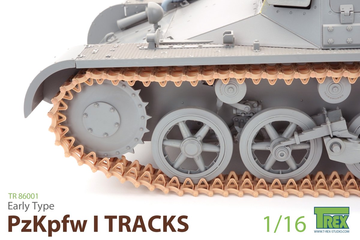 T-Rex Studio TR86001 PzKpfw I Tracks Early Type for Ausf.A only 1/16 – immagine 2