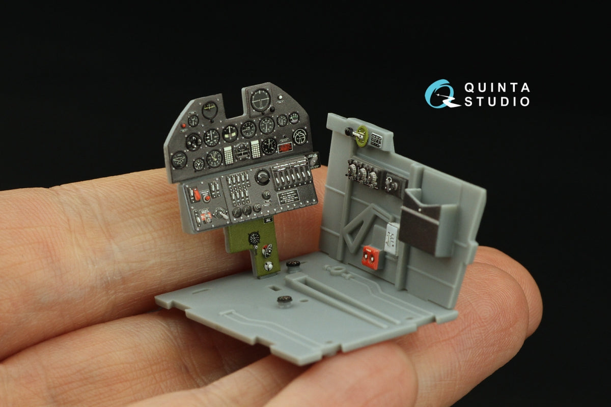 Quinta Studio QD32214 P-40M WarHawk 3D-Printed coloured Interior on decal paper (Trumpeter) 1/32 – zdjęcie 8
