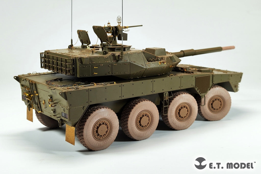 E.T. Model P35-129 JGSDF TYPE 16 Maneuver Combat Vehicle Sagged wheels and Muzzle Brake For TAMIYA Kit 1/35 – zdjęcie 7