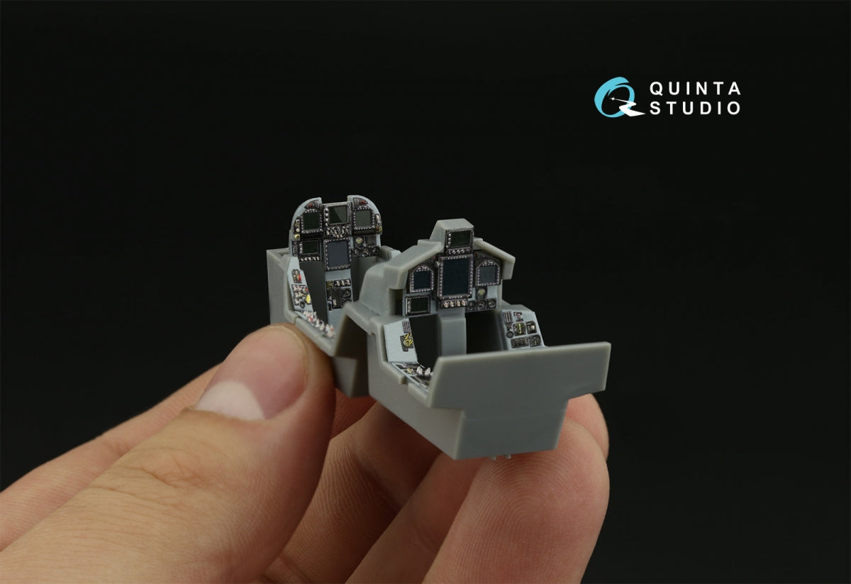Quinta Studio QDS-48373 F/A-18F late / EA-18G 3D-Printed &amp;amp; coloured Interior on decal paper (Hobby Boss) (small version) 1/48 – Bild 6