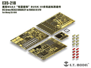 E.T. Model E35-218 US Army M2A3 BRADLEY w/BUSK III IFV (For Meng SS-004) 1/35
