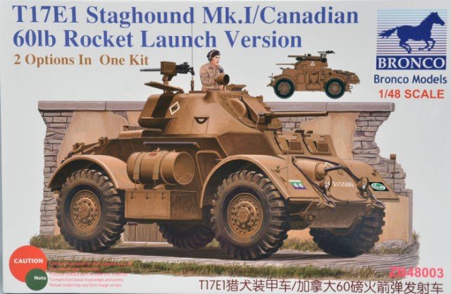 Bronco ZB48003 Staghound Mk. et voiture blindée (1/48)