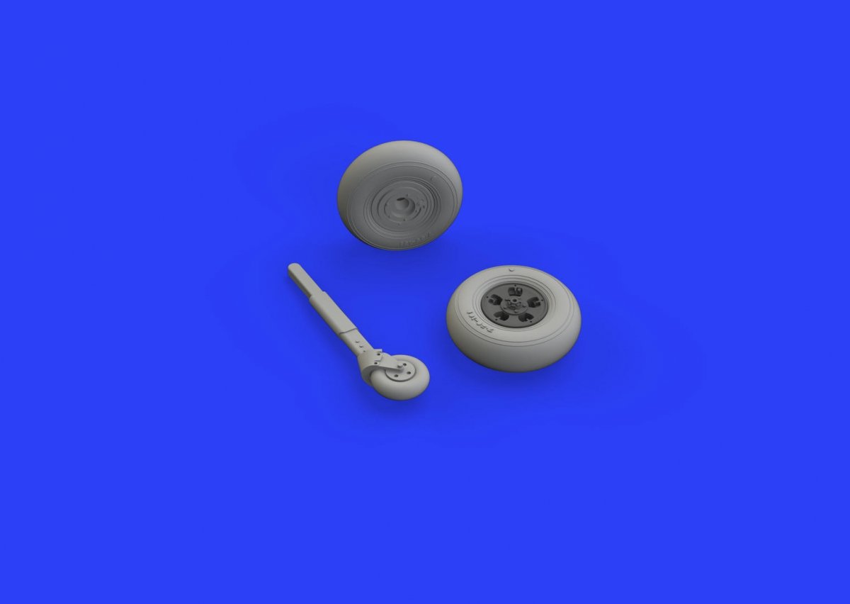Eduard 648455 Spitfire Mk. I wheels 1/48 TAMIYA – immagine 3