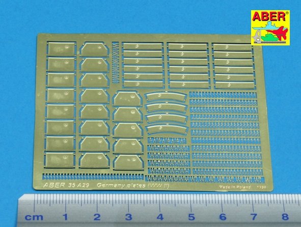 Aber 35A029 Niemieckie tablice rejestracyjne (II Wojna Światowa) 1/35 – Bild 2